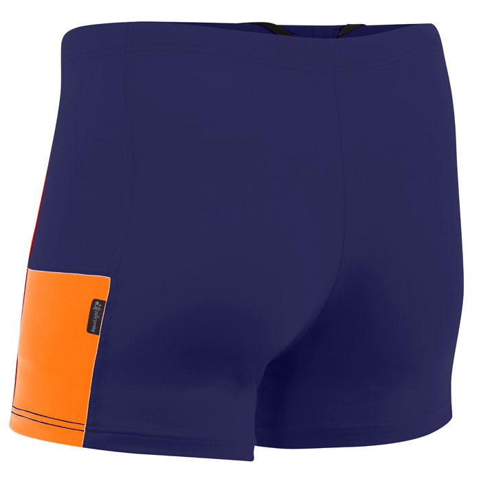 Aquasphere Noah Boys Swim Shorts - Navy / Orange-brand