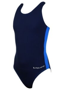 Aquarias Kids Splice Bladeback Costume Navy/Blue