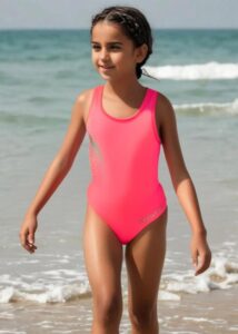 Aquasphere Bliss Girls Swimsuit - Coral