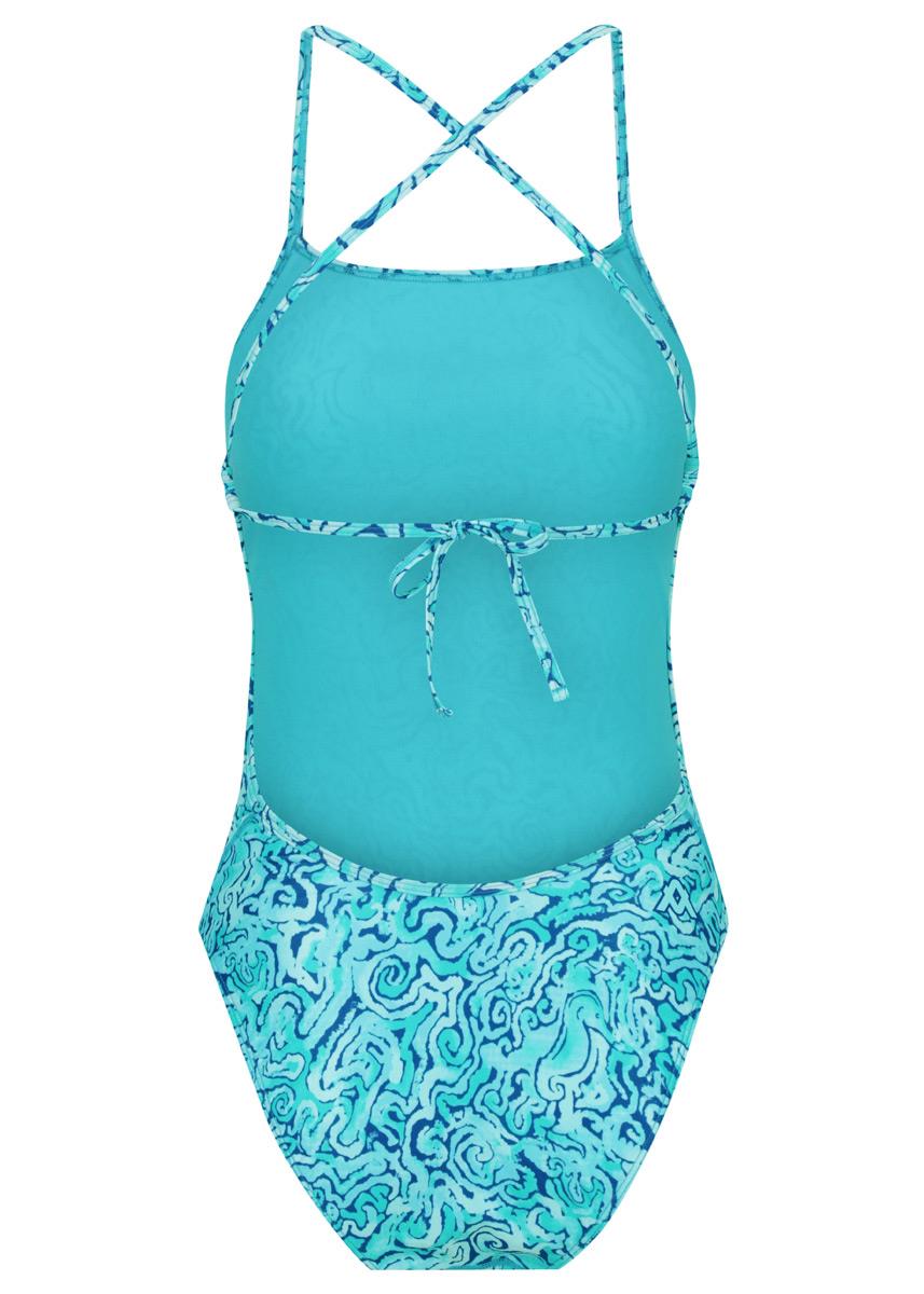 AMANZI Tidal Tie Back One Piece Swimsuit-604894