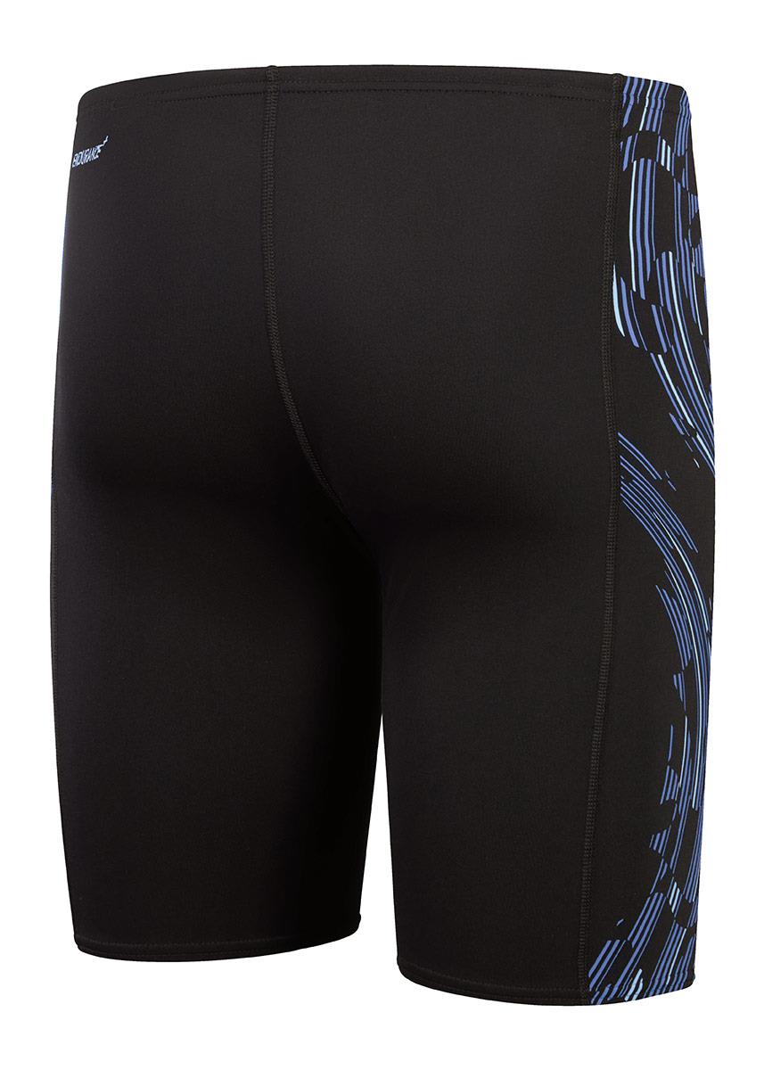 Speedo Mens Tech Panel Jammer - Black / Blue-602643