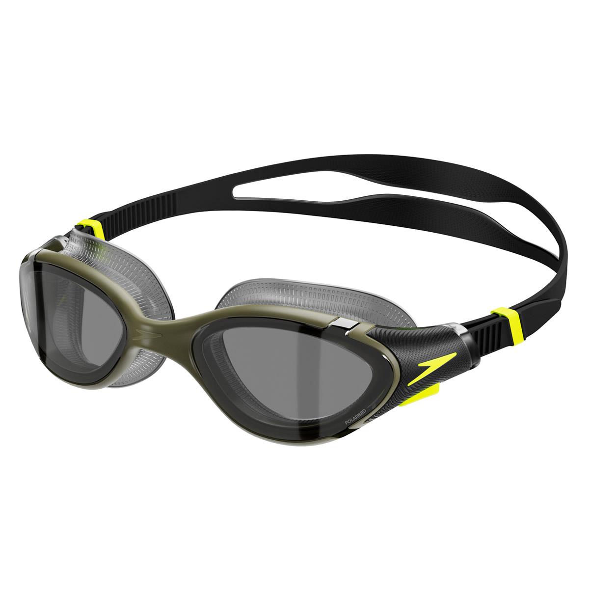 Speedo Biofuse 2.0 Polarised Goggles - Dark Green / Polarised Smoke