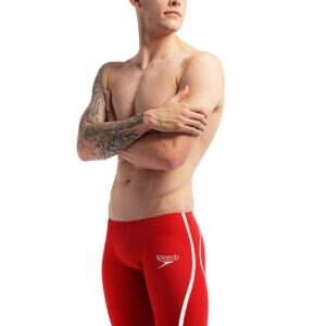 Speedo Fastskin LZR Pure Intent 2.0 Jammer - Flame Red / White