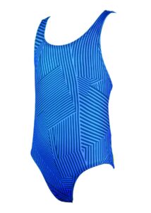 Finis Kids Maze Bladeback Swimsuit - Blue