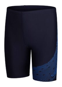 Speedo Boys Medley Logo Jammer - Navy / Blue