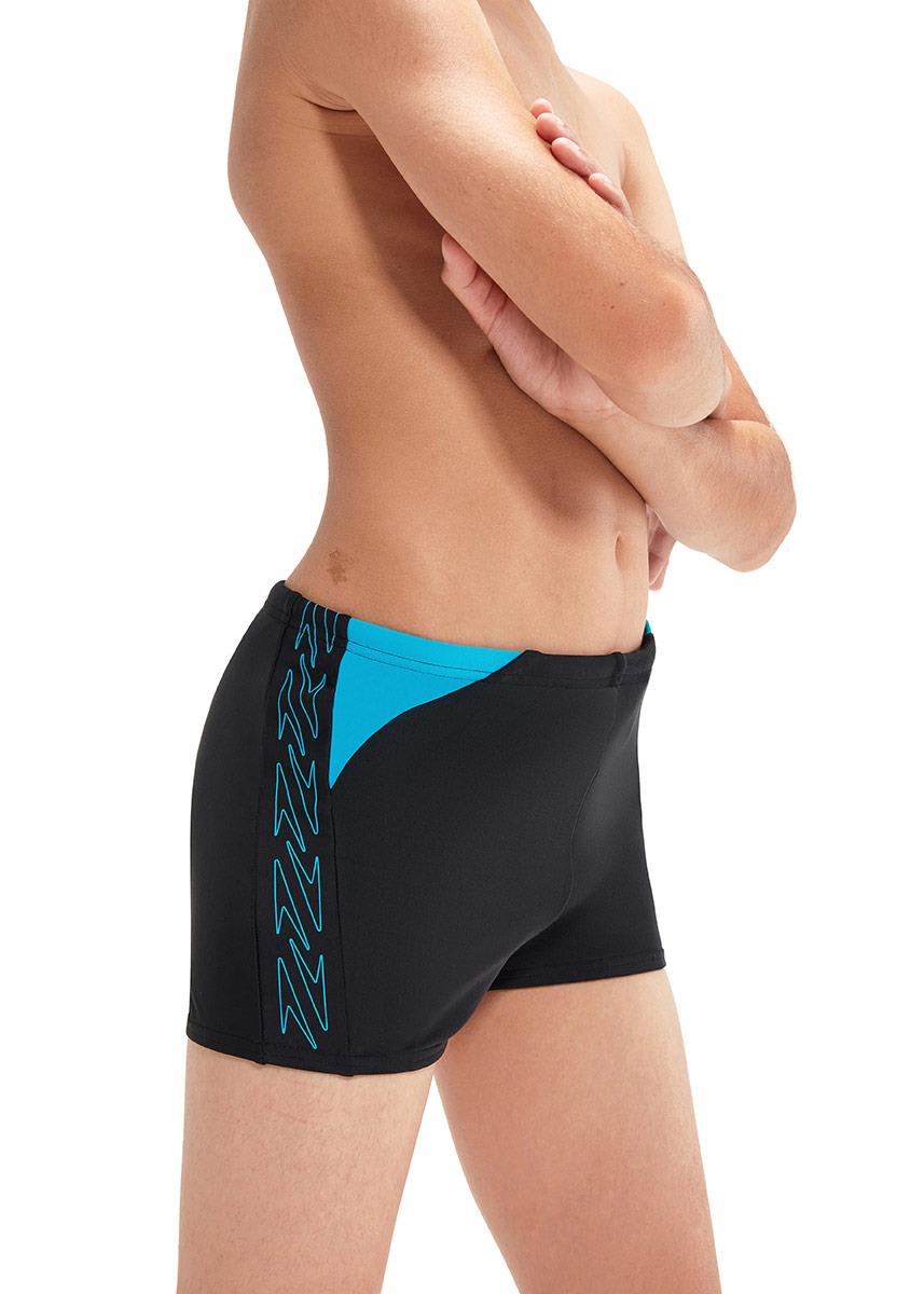 Speedo Boys HyperBoom Splice Aquashort - Black / Blue-605477