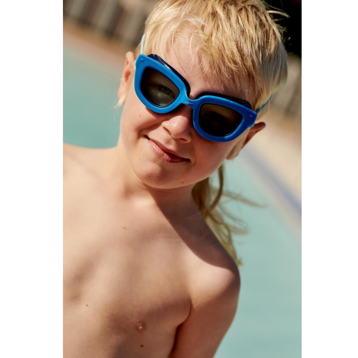Speedo Junior Sunny G Seasiders Goggles - Bright Blue / Celeste-605455
