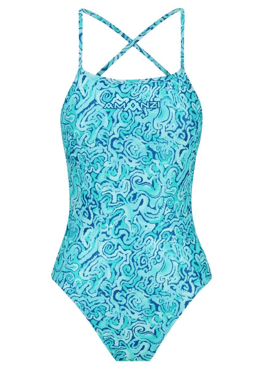 AMANZI Tidal Tie Back One Piece Swimsuit-604893