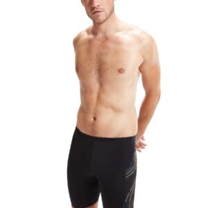 Speedo Tech Panel Jammer - Black / Orange