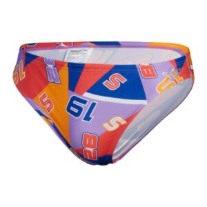 Speedo 5 cm Allover Digital Full Throttle Brief - Cobalt / Purple / Mandarin / Watermelon / White