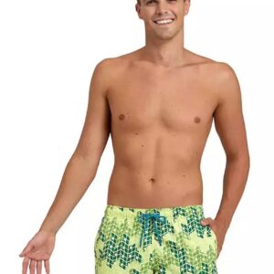 Arena Mens Beach Short - Soft Green / Multi