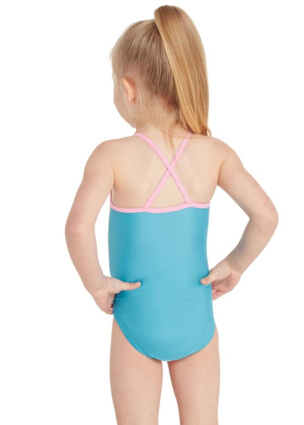 Zoggs Kids Pine Time Crossback Swimsuit