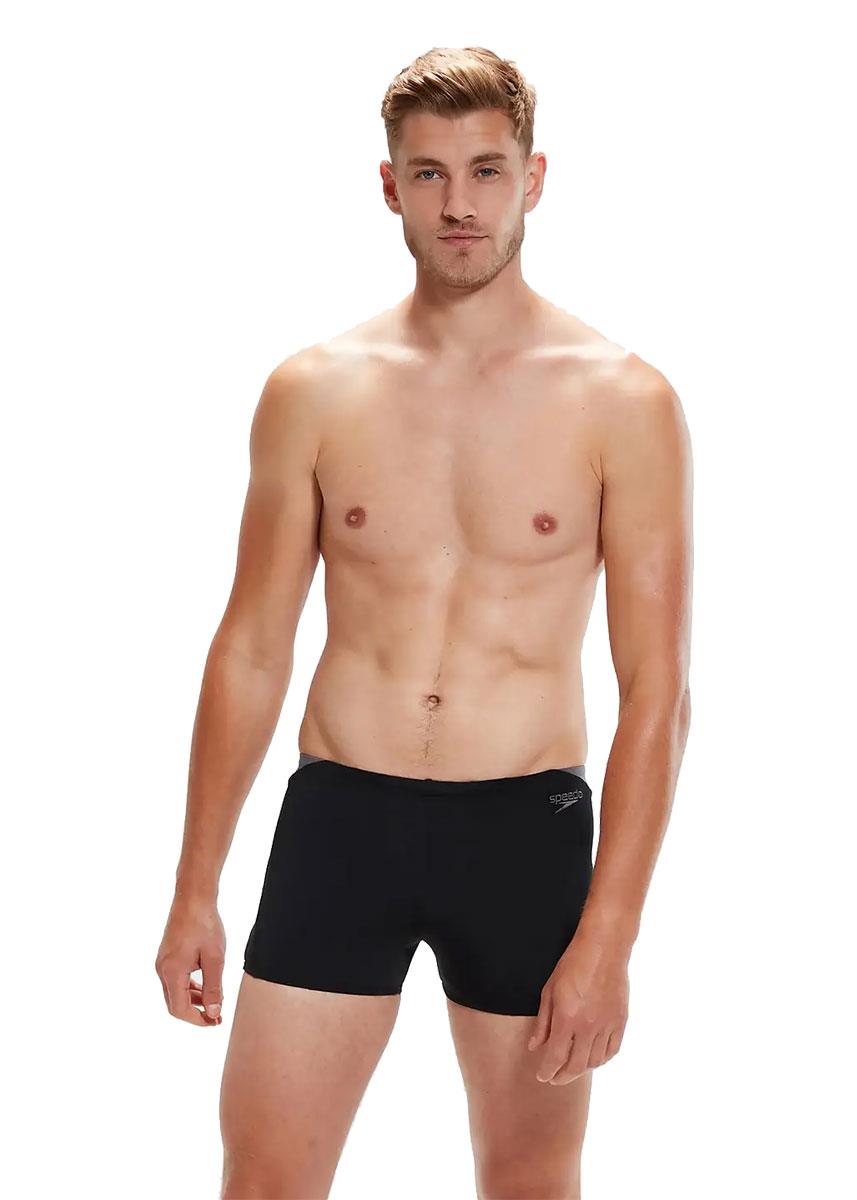 Speedo Hyper Boom Splice Boxer - Black / Grey-0