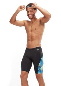 Speedo Allover Digi V-Cut Jammer - Black / Blue