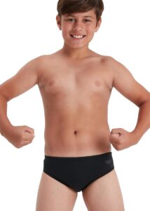 Speedo Boys Endurance+ Brief - Black / White