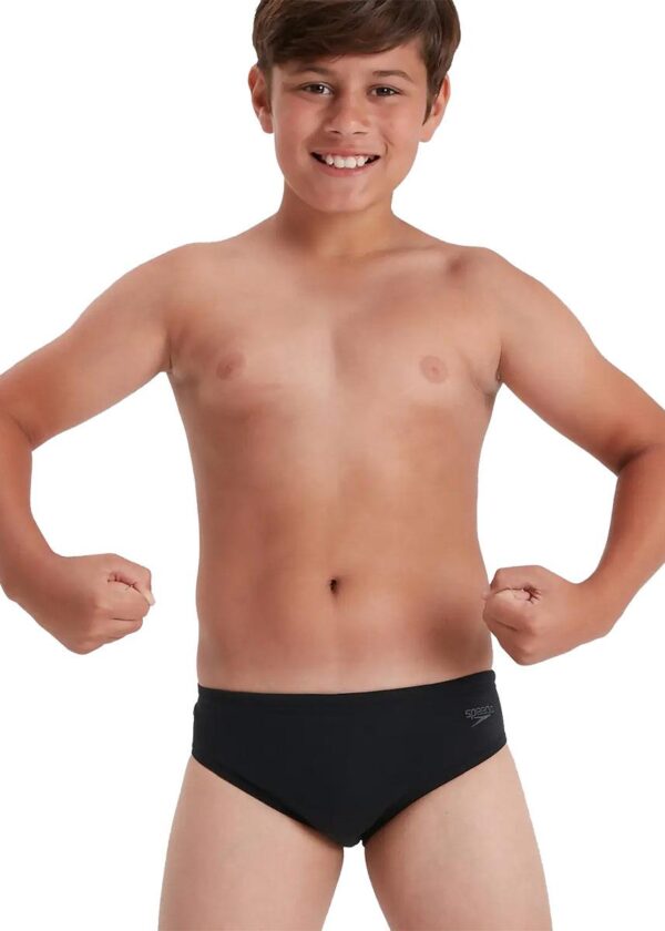 Speedo Boys Endurance+ Brief - Black / White