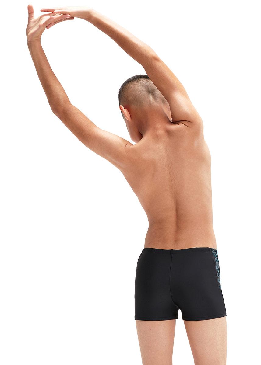 Speedo Boys HyperBoom Splice Aquashort - Black / Blue-brand