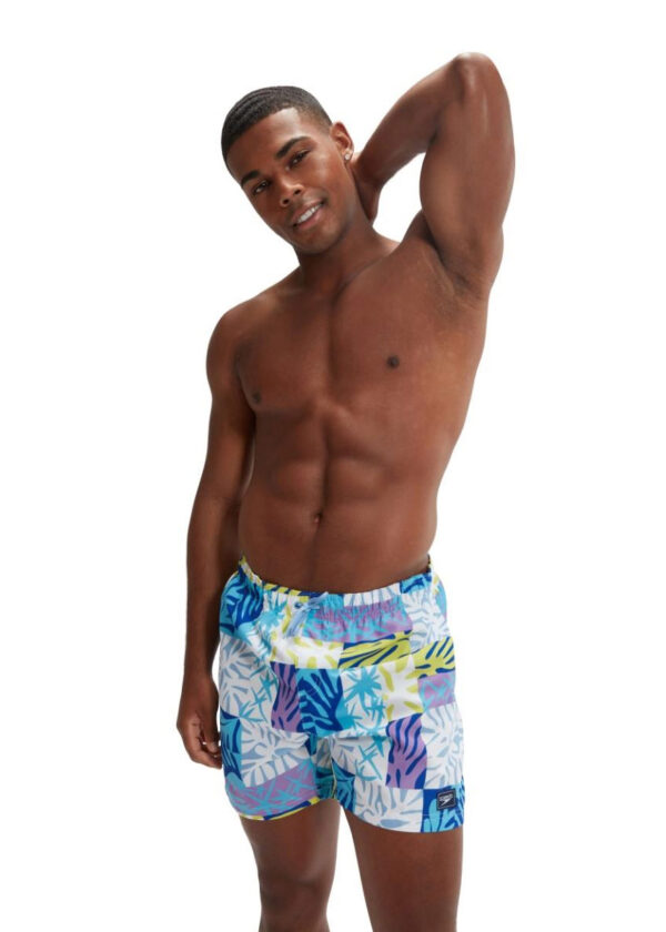 Speedo Digital Printed Leisure 16" Watershort - Cobalt / Blue / Purple / Lime