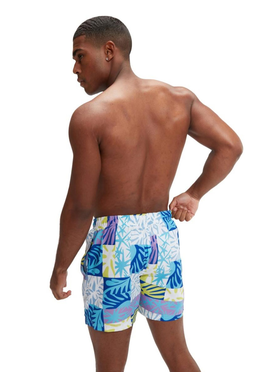 Speedo Digital Printed Leisure 16" Watershort - Cobalt / Blue / Purple / Lime-brand