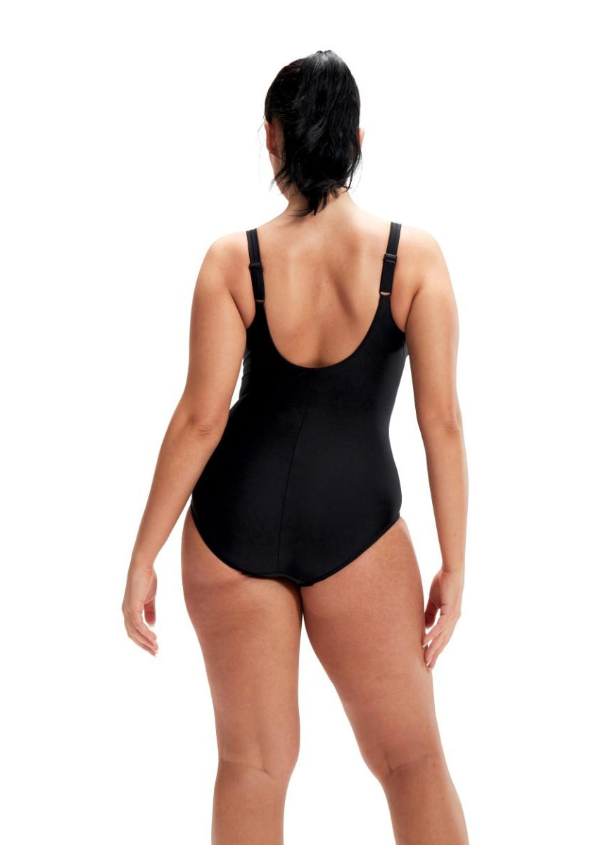 Speedo Shaping Brigitte Swimsuit - Black-brand