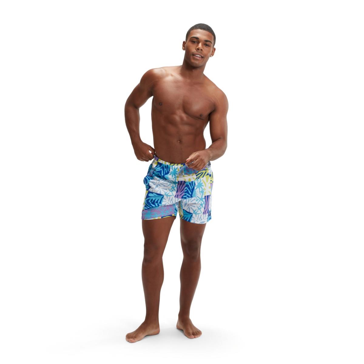 Speedo Digital Printed Leisure 16" Watershort - Cobalt / Blue / Purple / Lime-608436