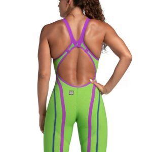 Arena Powerskin Primo Open Back Kneesuit – Emerald Boa