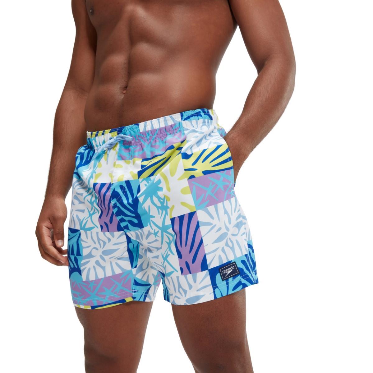 Speedo Digital Printed Leisure 16" Watershort - Cobalt / Blue / Purple / Lime-608434