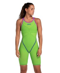 Arena Powerskin Primo Open Back Kneesuit - Emerald Boa