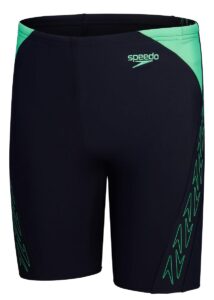Speedo Boys HyperBoom Splice Jammer - Navy Blue / Green