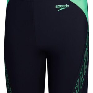 Speedo Boys HyperBoom Splice Jammer - Navy Blue / Green