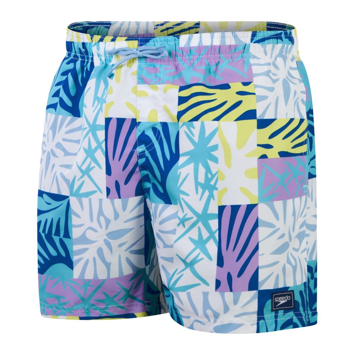 Speedo Digital Printed Leisure 16" Watershort - Cobalt / Blue / Purple / Lime-608445