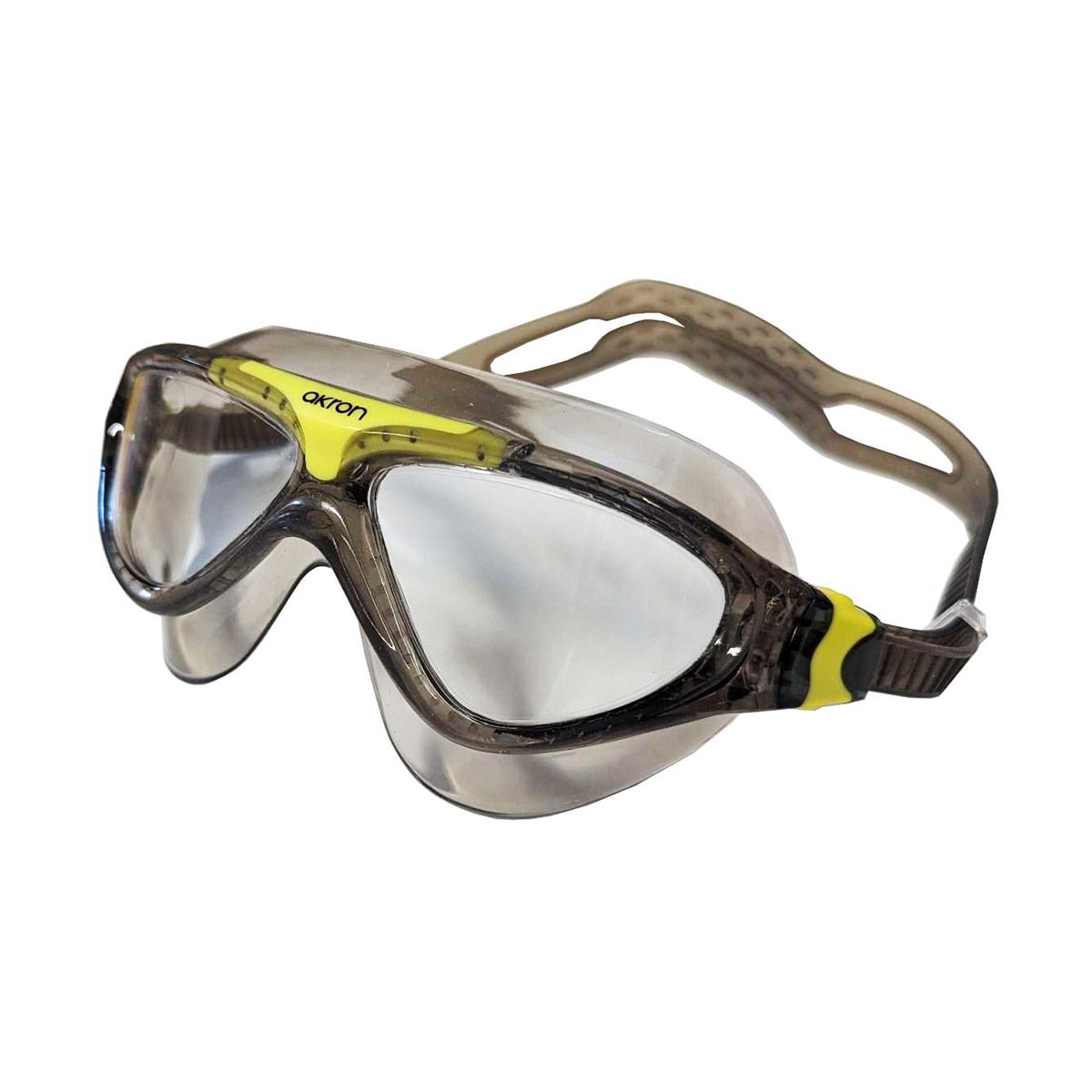 Akron Shark Junior Goggles - Smoke / Fluo Yellow