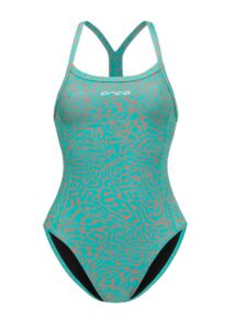 Orca Women's Core Thinstrap Swimsuit - Orange Diploria