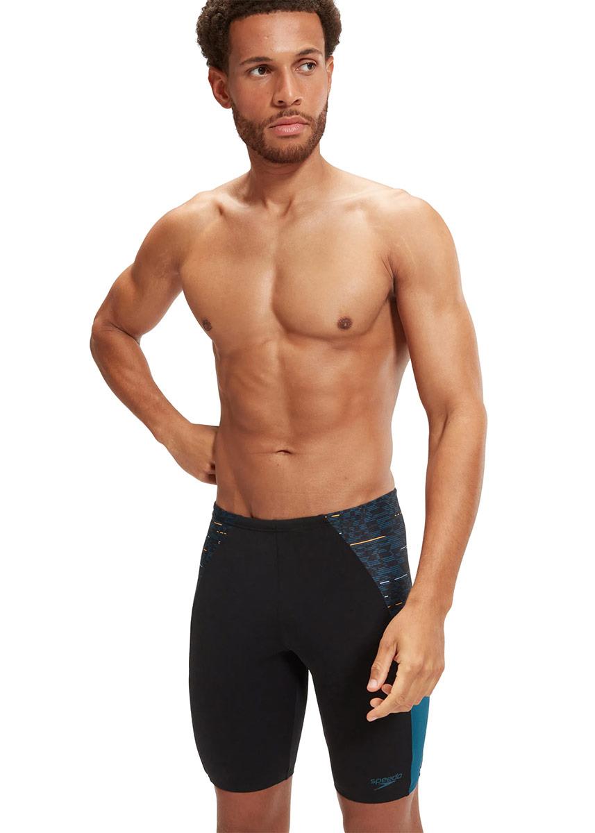 Speedo END+ MAX Splice Mid Jammer - Black / Dark Blue