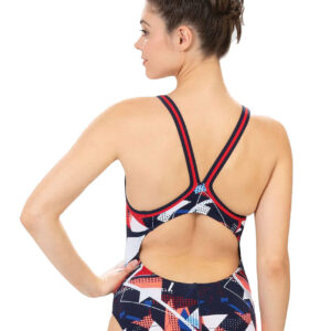 Dolfin Reliance Renegade DBX Back Swimsuit – Red / Blue