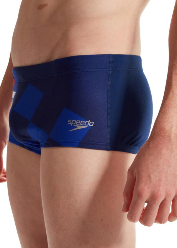 Speedo Placement Digital 17 cm Superstar Brief – Blue / Cobalt / Watermelon / White