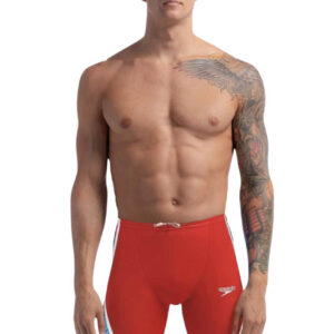 Speedo Fastskin LZR Pure Intent 2.0 High Waist Jammer - Flame Red / Picton Blue