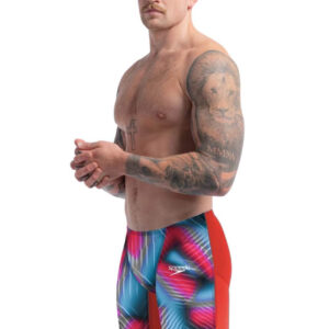 Speedo Fastskin LZR Pure Valor 2.0 Jammer - Flame Red / Picton Blue