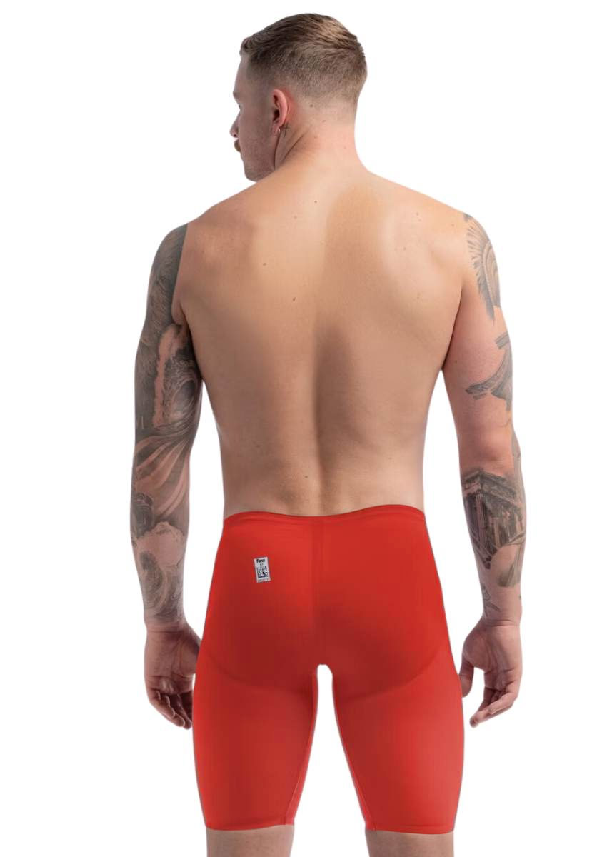 Speedo Fastskin LZR Pure Valor 2.0 Jammer - Flame Red / Picton Blue-brand