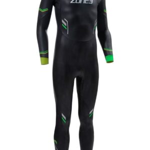 Zone3 Junior Adventure Wetsuit - Black / Green