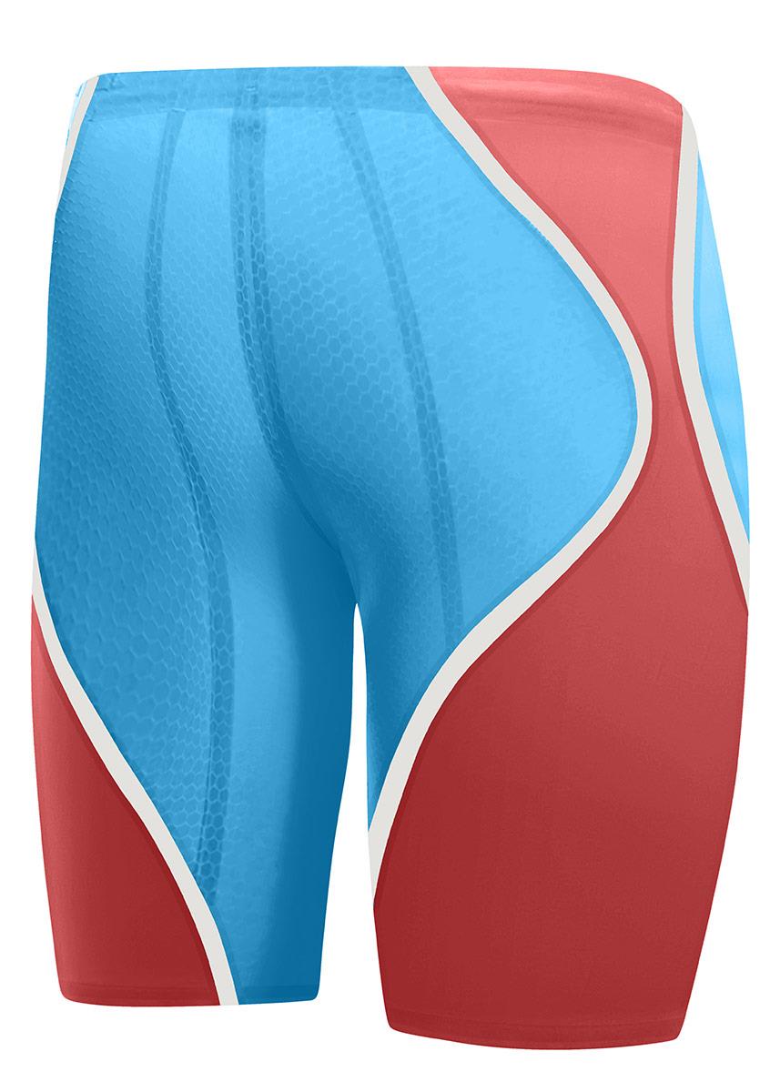 Speedo Fastskin LZR Pure Intent 2.0 Jammer - Picton Blue / Flame Red-611622