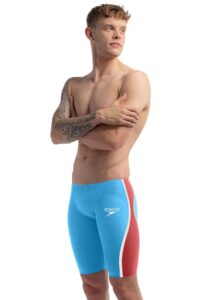 Speedo Fastskin LZR Pure Intent 2.0 Jammer - Picton Blue / Flame Red