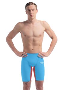 Speedo Fastskin LZR Pure Valor 2.0 Jammer - Picton Blue / Flame Red