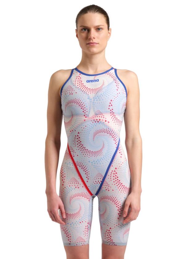Arena Limited Edition Powerskin Primo Open Back Kneesuit - Fireflow