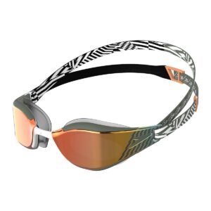 Speedo Fastskin Hyper Elite Mirrored Goggles - Black / Green