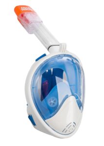 Mad Wave Full Face Snorkel Mask - Azure