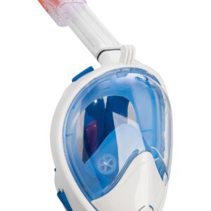 Mad Wave Full Face Snorkel Mask - Azure