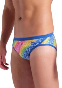 Arena Mens Let it Beat 8.5 cm Briefs - Royal Blue / White