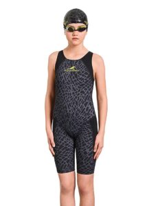 Aquafeel Girl's Limited Edition I-NOV Kneesuits - Black