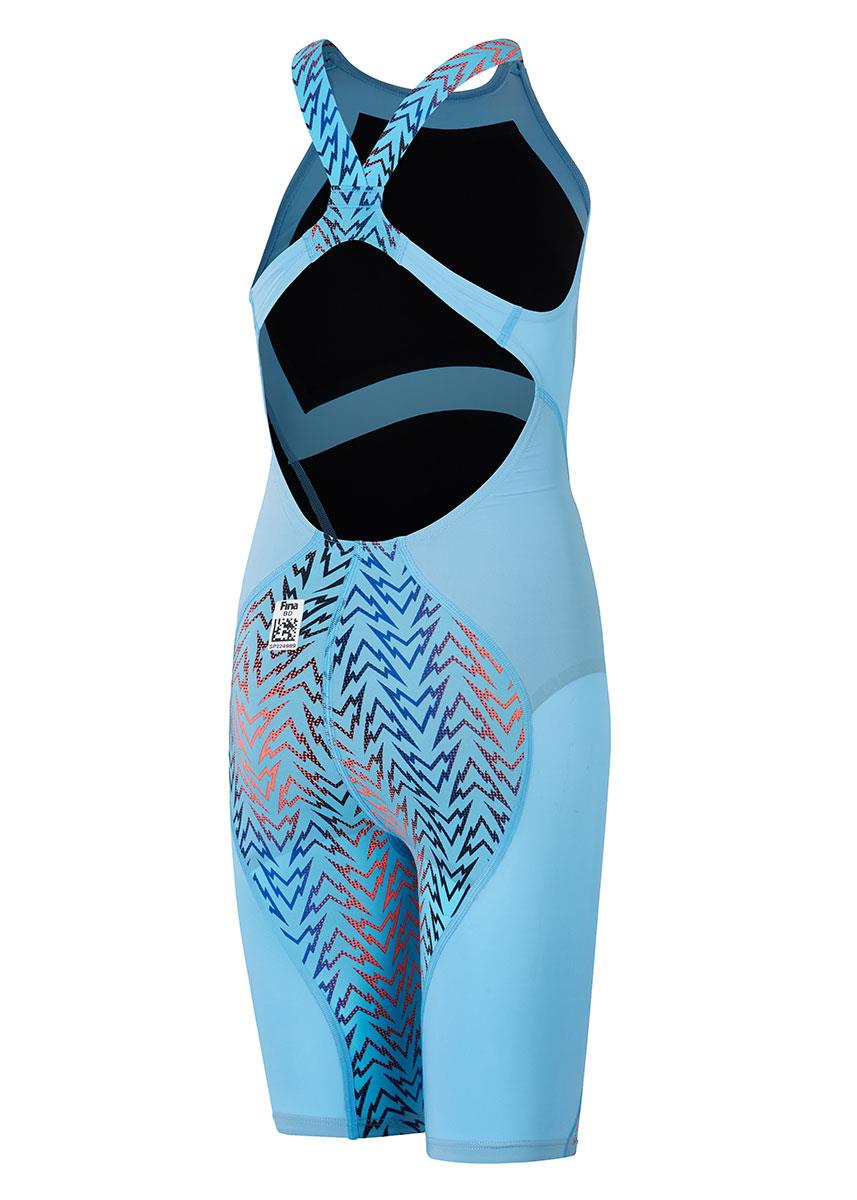 Speedo Fastskin Junior LZR Ignite Kneeskin - Picton Blue / Siren Red-brand